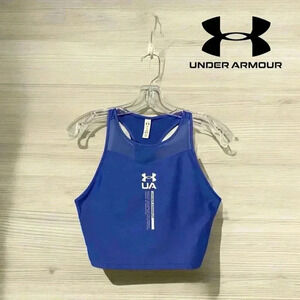 NWOT Under Armour, Blue Racerback Camisole Heat  Gear, Small 🏃‍♀️‍➡️